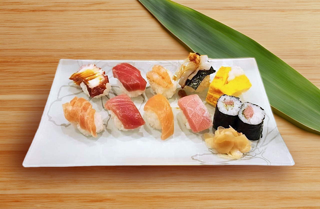 Sushi from the Kaiseki Course Higashi Chaya District