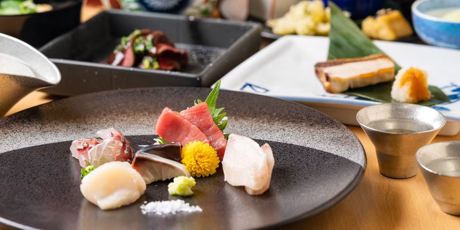 9-Course Seasonal Kaiseki with Clay-Pot Rice, Fresh Sashimi, and Premium Meat Selections