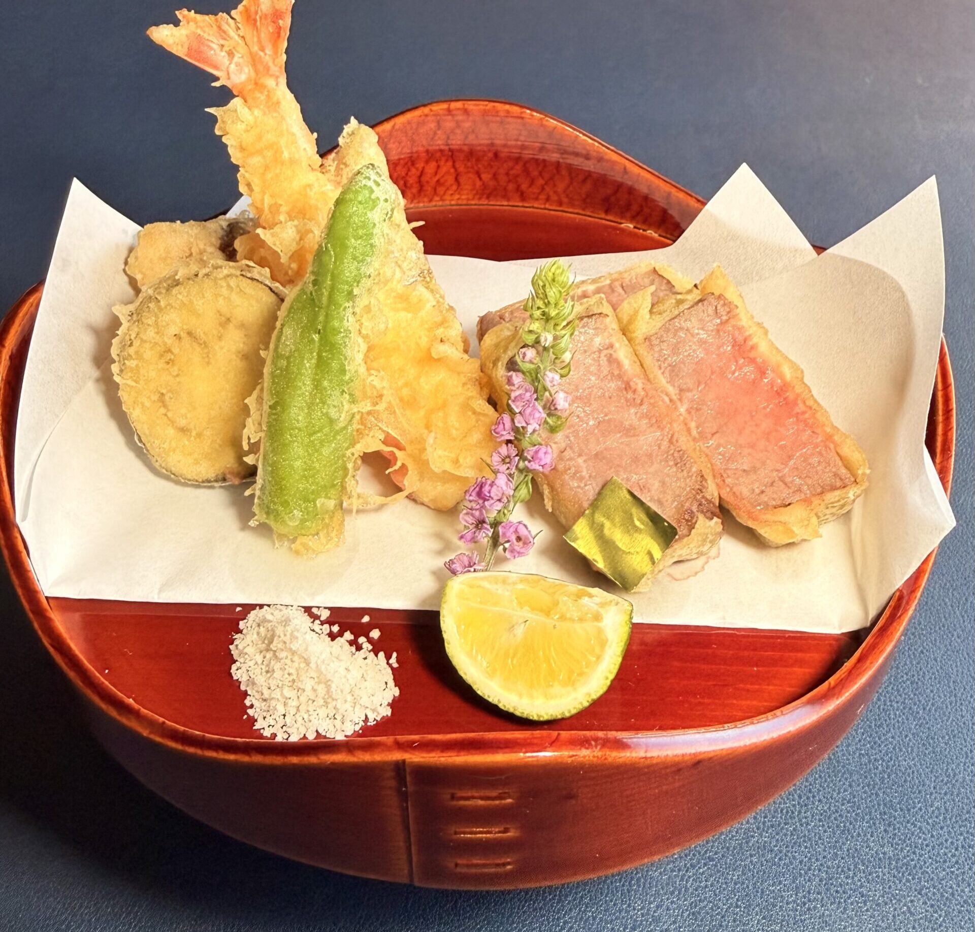 7-Course Premium Kaiseki Featuring Hida Beef Tempura & Fresh Nigiri Sushi