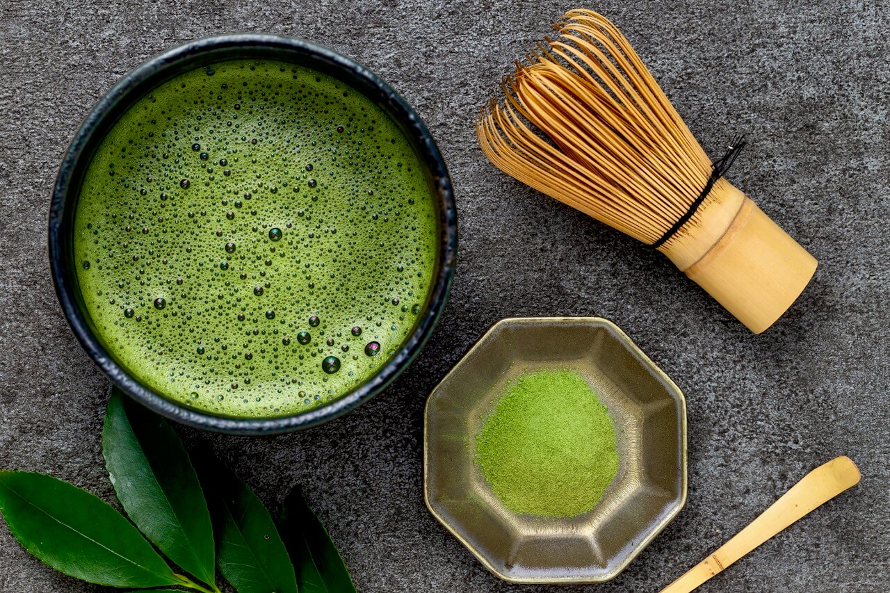 Cup of Matcha Tea using High-Grade Matcha Powder Kanazawa Japan