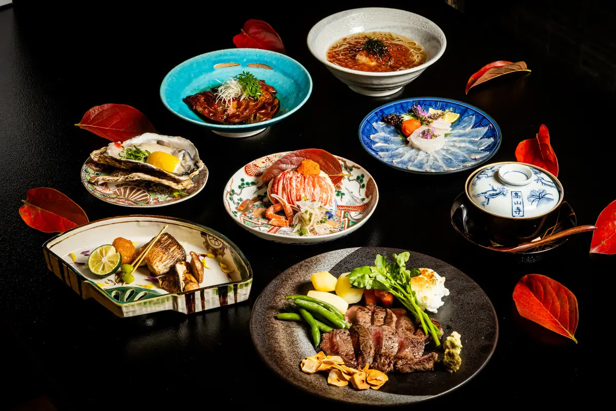 8-Course Kyoto Kaiseki with Seasonal Tempura and Handmade Soba
