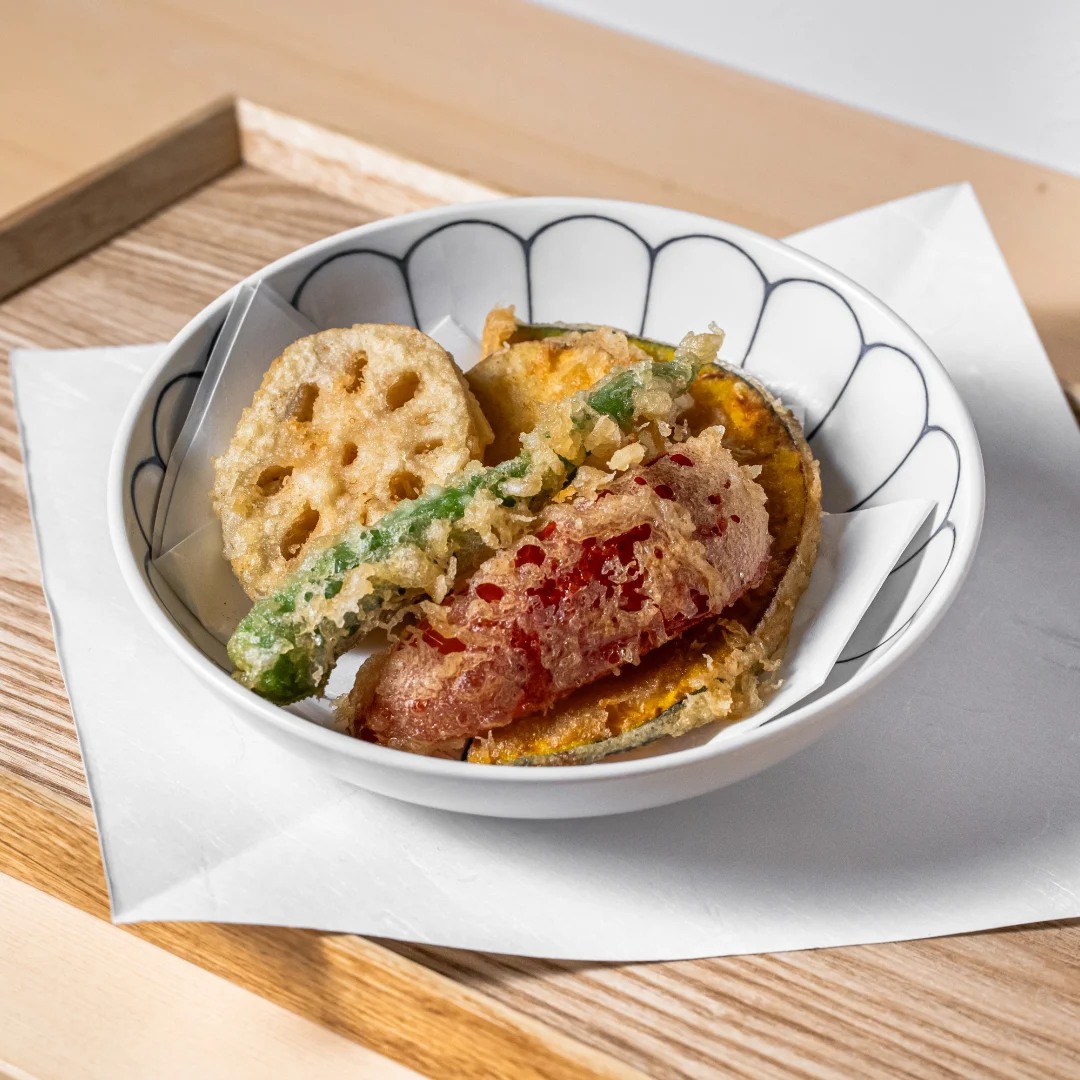 6-Course Seafood Tempura Kaiseki with Fresh Sashimi